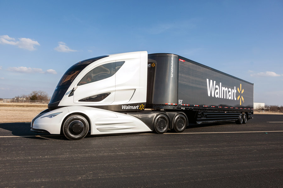 Walmart advanced vehicle experience WAVE concept truck