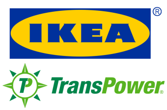 Ikea and Transpower logos